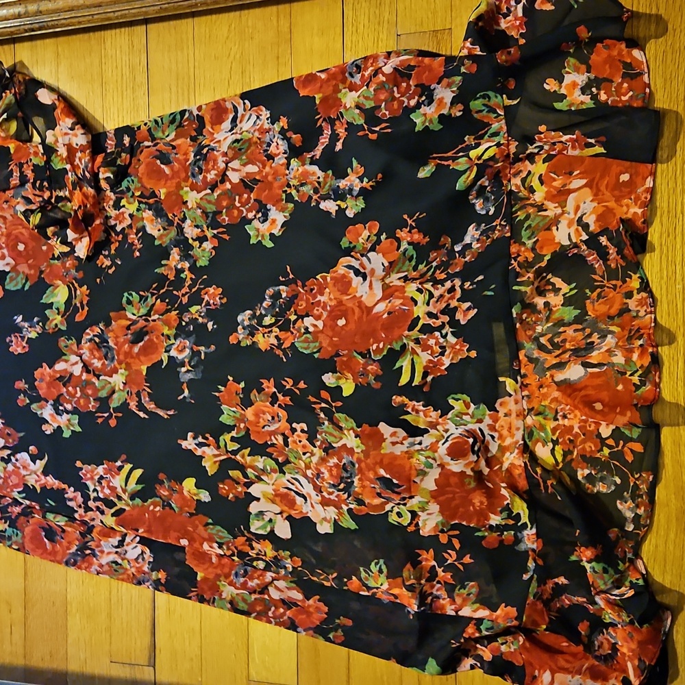 London Times Size 12 Faux Wrap Dress - Picture 3 of 16
